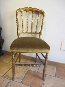 Gilded Chiavarina chair