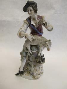 Early 20th Century figure with sheep